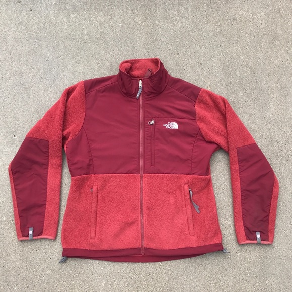 The North Face Jackets Coats Womens Red Denali North Face Fleece Jacket Red Poshmark